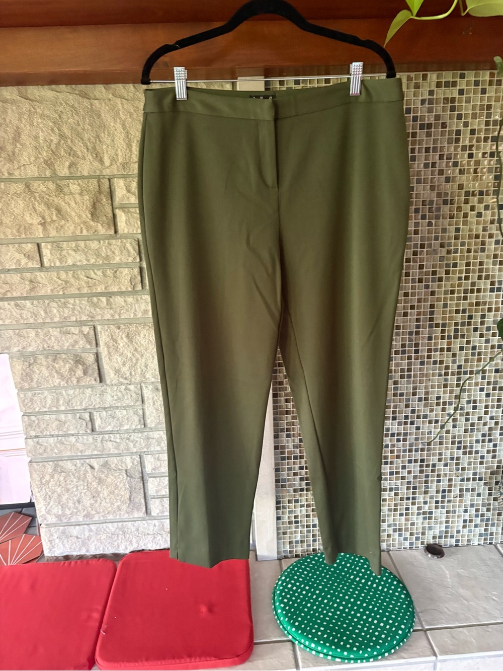 INC International Concepts Olive Green Dress Pants